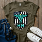 Teal RN Shield T-Shirt