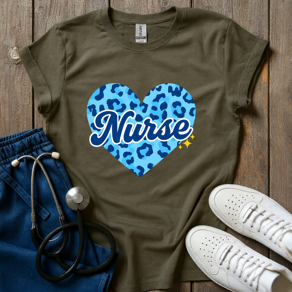 Leopard Heart T-Shirt