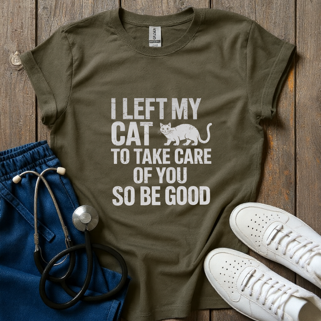 Left My Cat T-Shirt