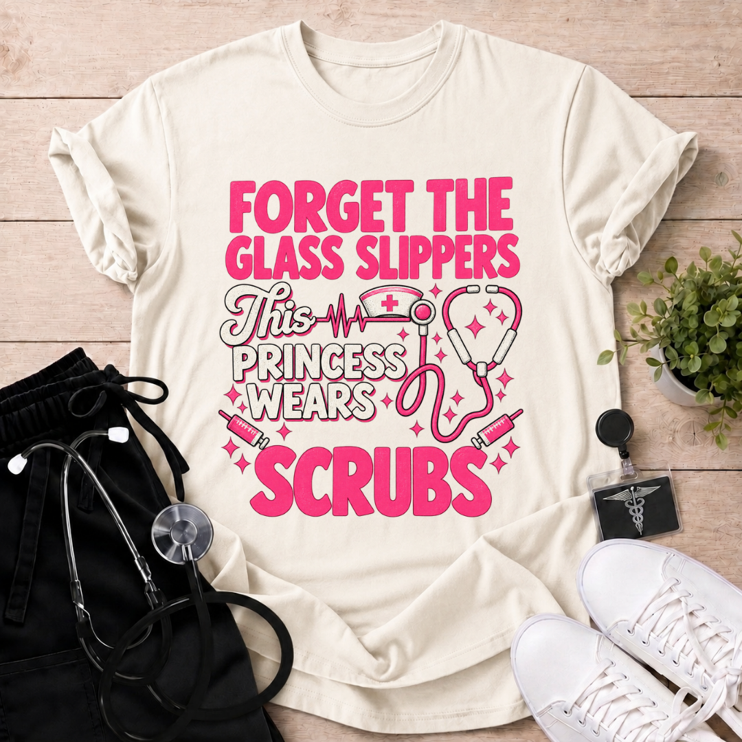Princess Wears Scrubs T-Shirt