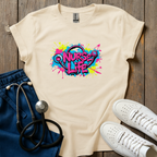 Nurse Life Graffiti T-Shirt