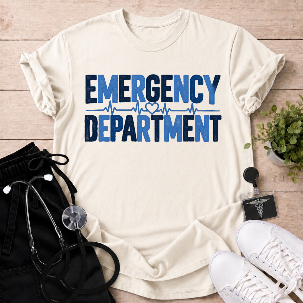 Emergency Department Heartbeat T-Shirt