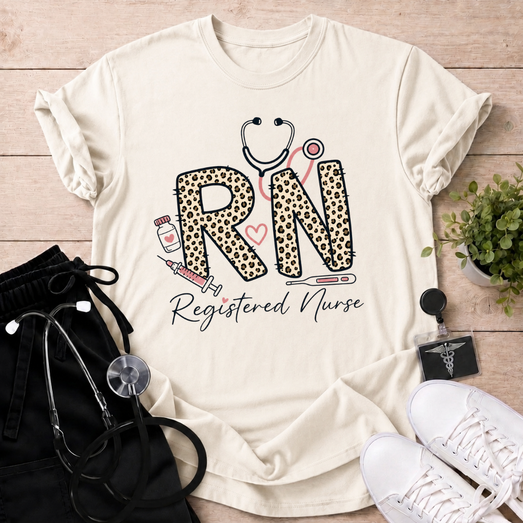RN Stethoscope Design T-Shirt