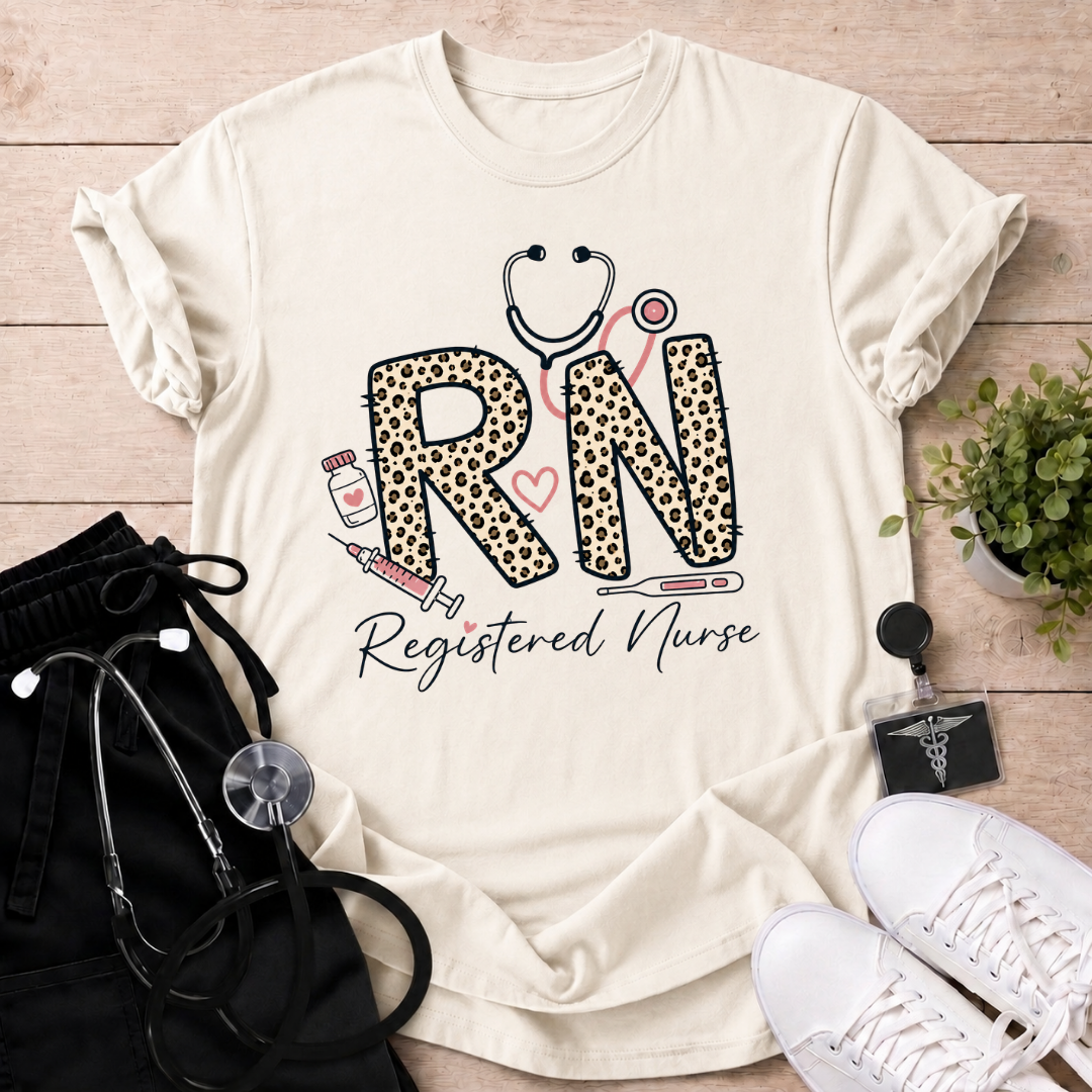 RN Stethoscope Design T-Shirt