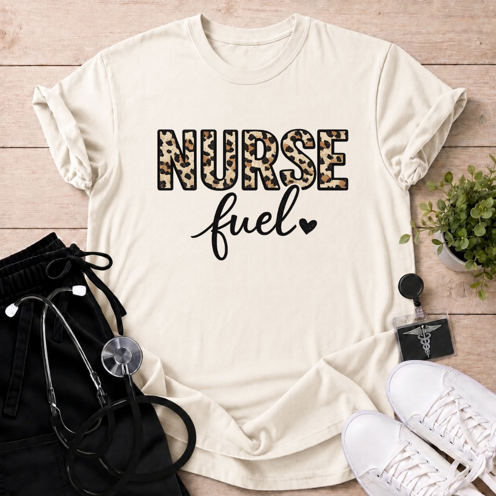 Leopard Nurse Fuel T-Shirt