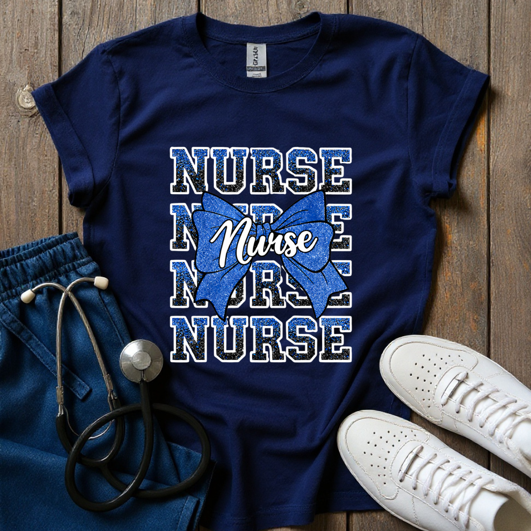 Blue Bow T-Shirt