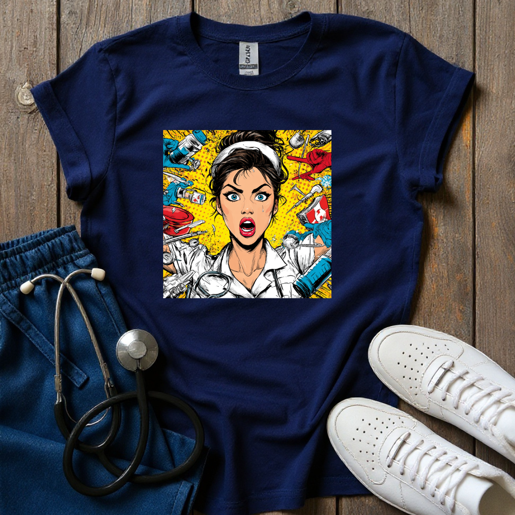 Nurse Pop Art T-Shirt
