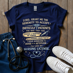 Nurse Serenity Prayer T-Shirt