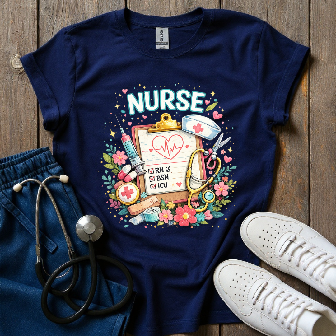 Nurse Life Checklist T-Shirt