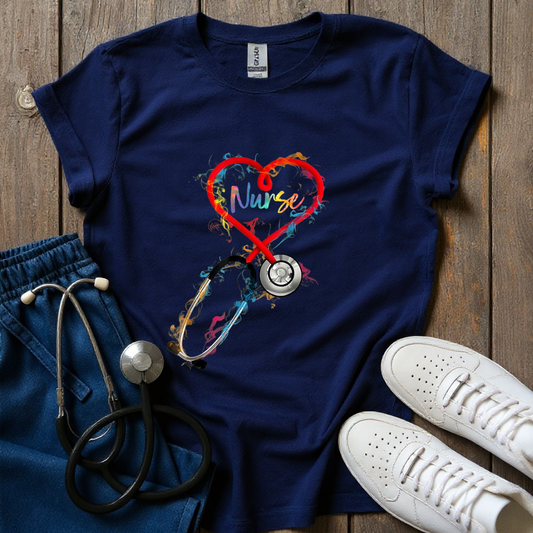 Nurse At Heart Tee