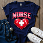 Red Nurse Heart T-Shirt