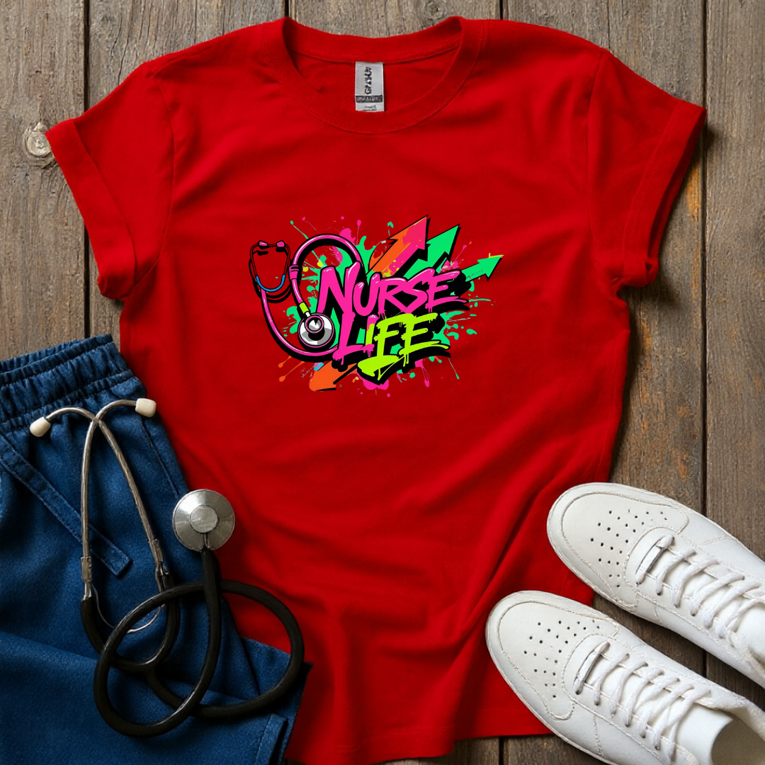 Nurse Graffiti T-Shirt