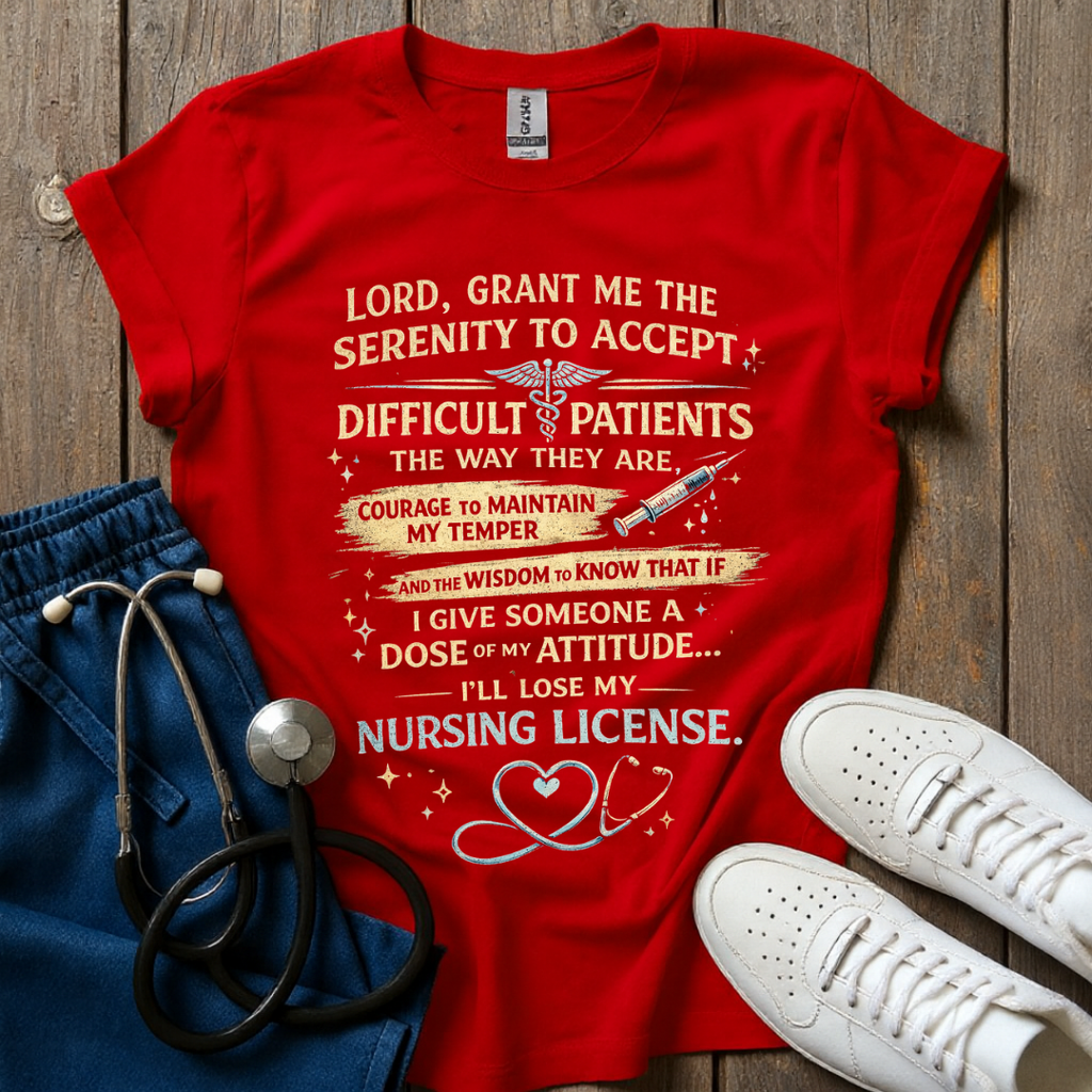 Nurse Serenity Prayer T-Shirt