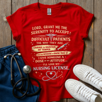 Nurse Serenity Prayer T-Shirt