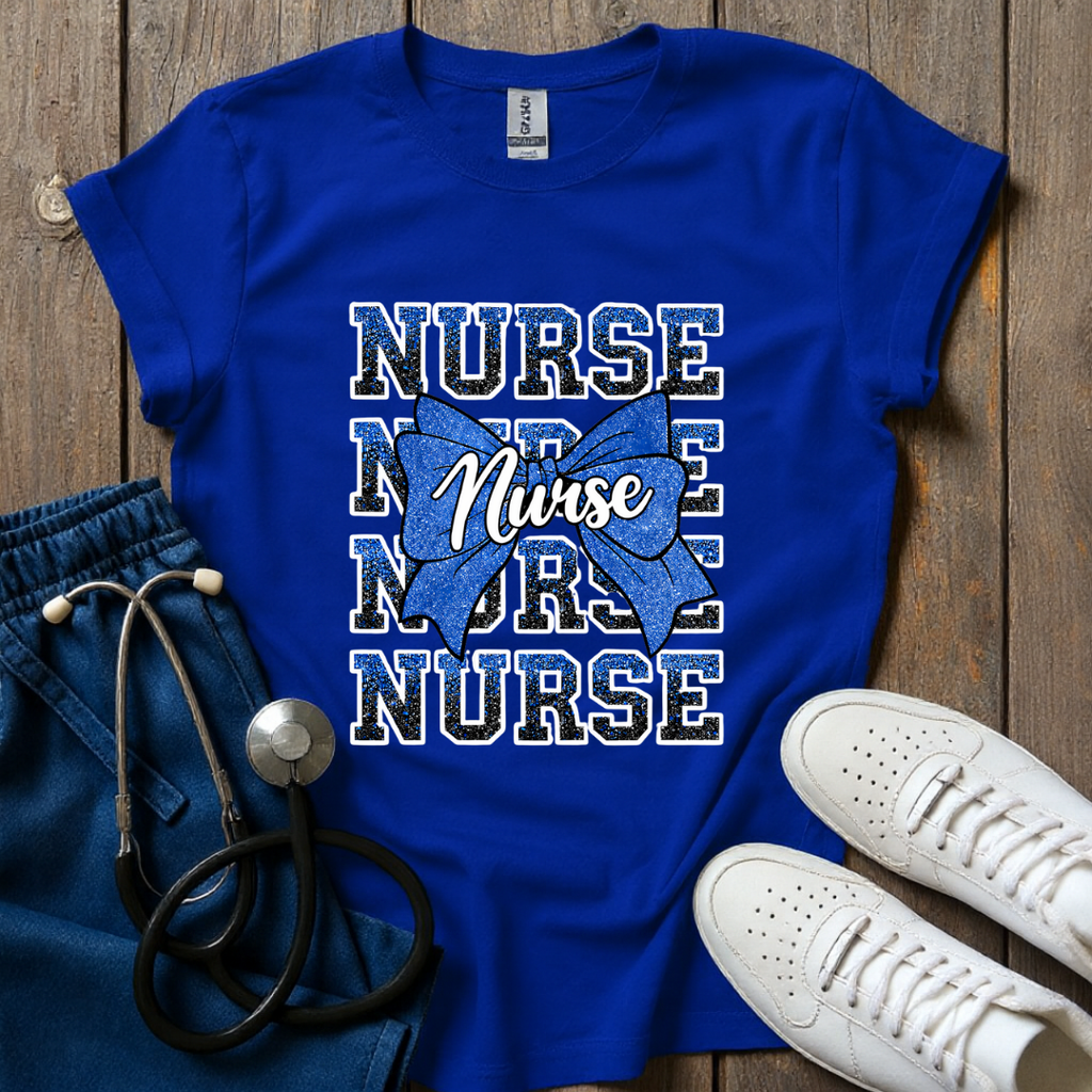 Blue Bow T-Shirt