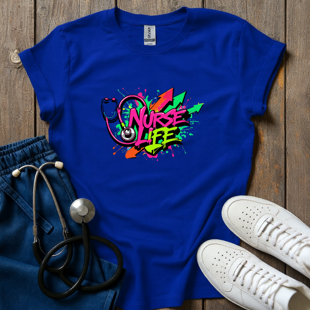 Nurse Graffiti T-Shirt