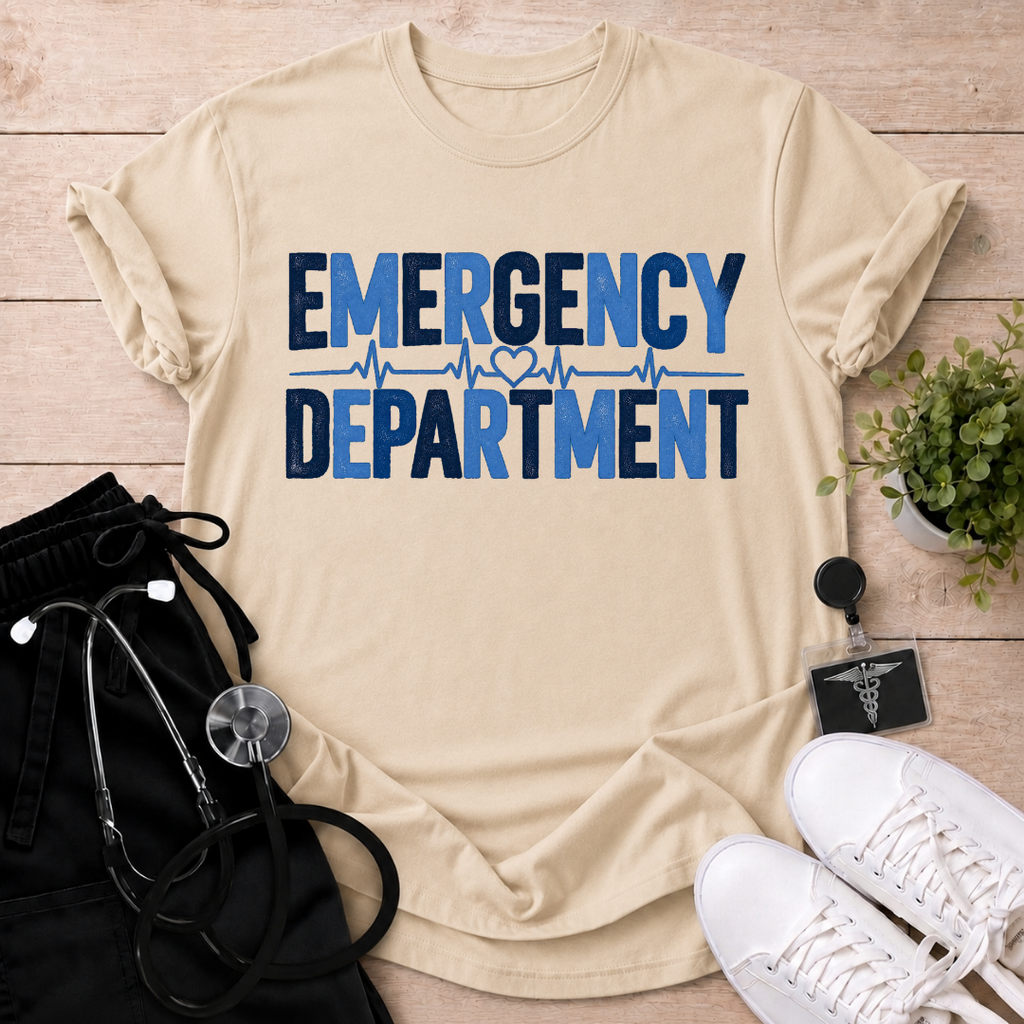 Emergency Department Heartbeat T-Shirt