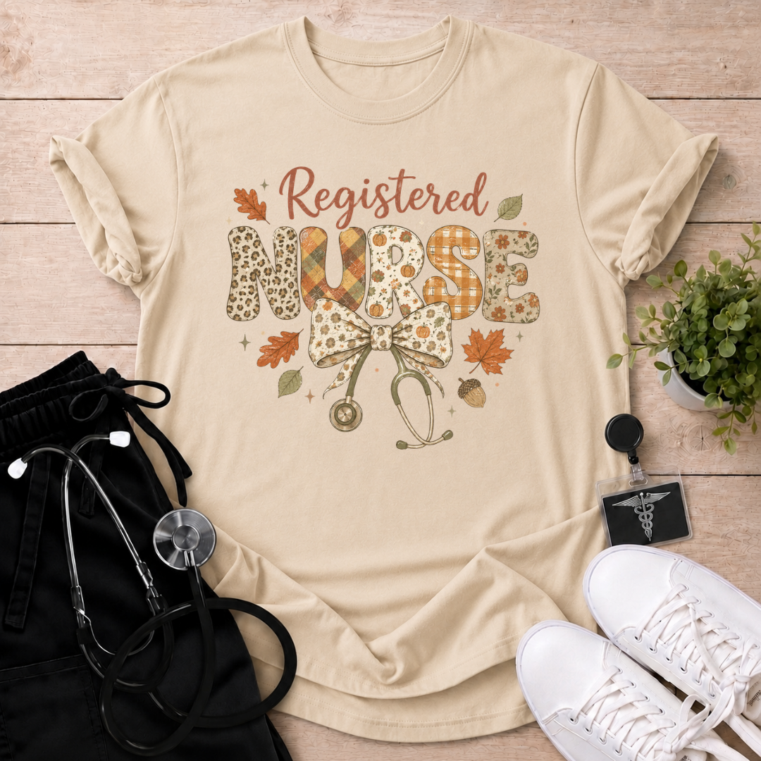 Fall Floral RN T-Shirt