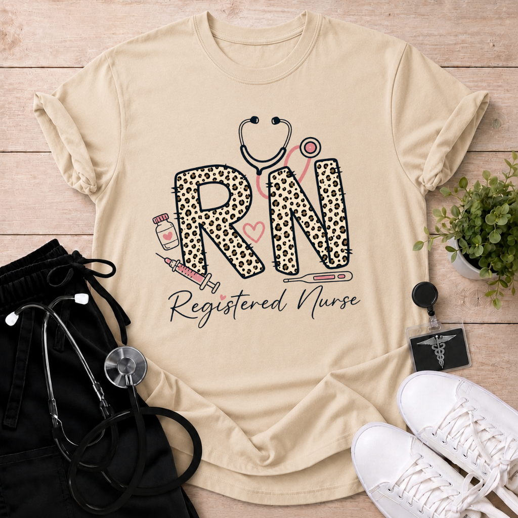 RN Stethoscope Design T-Shirt