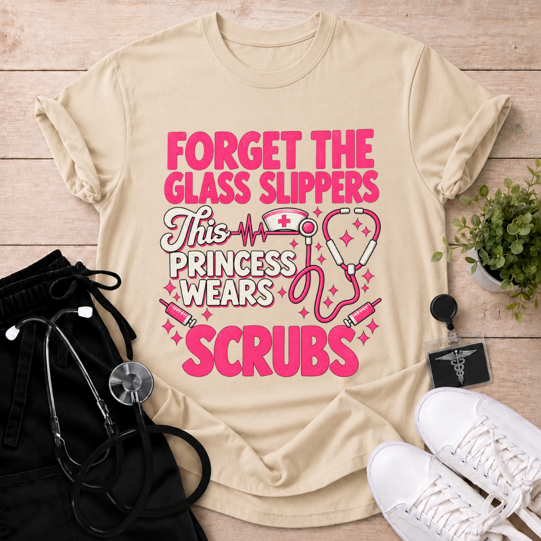 Princess Wears Scrubs T-Shirt