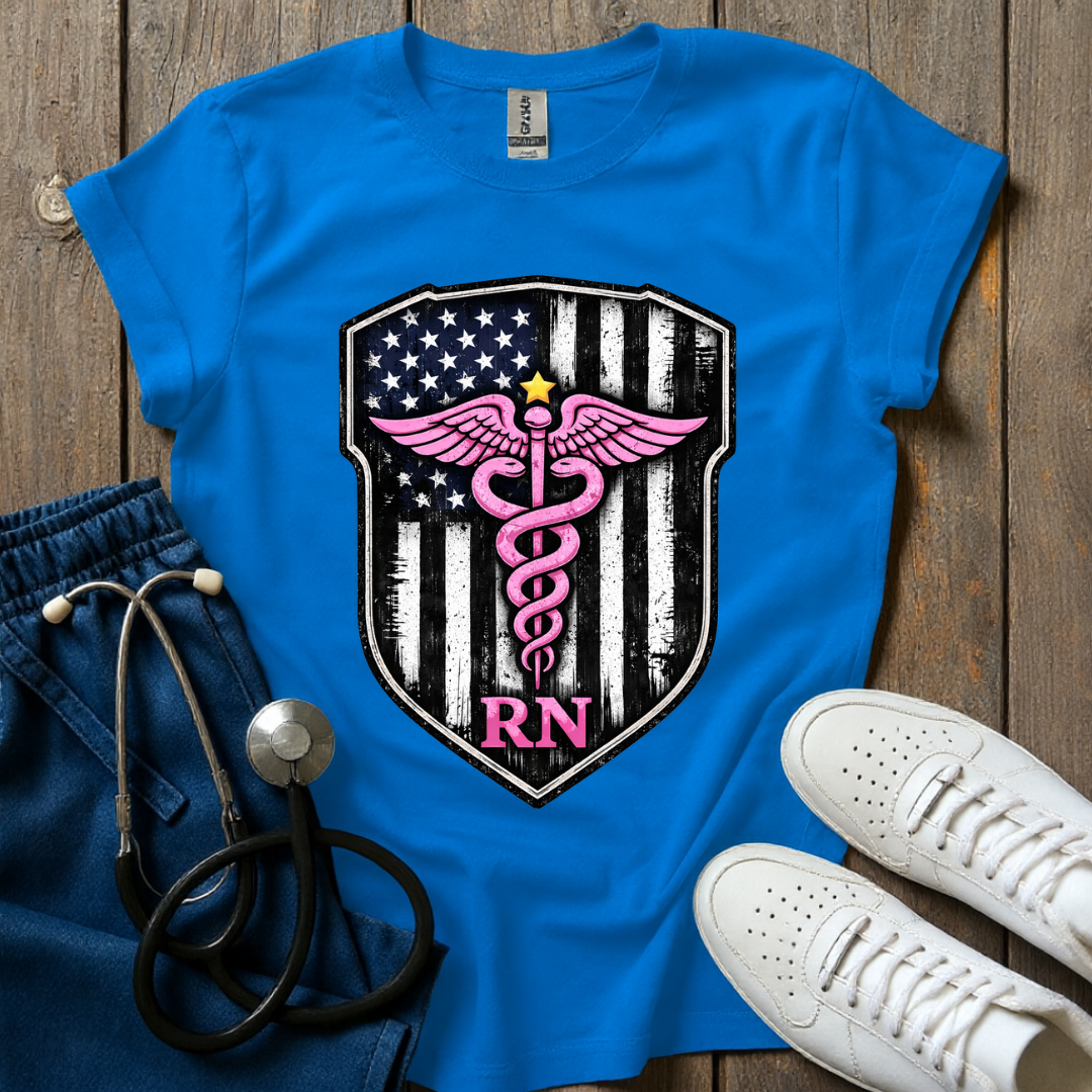 Pink RN Shield T-Shirt