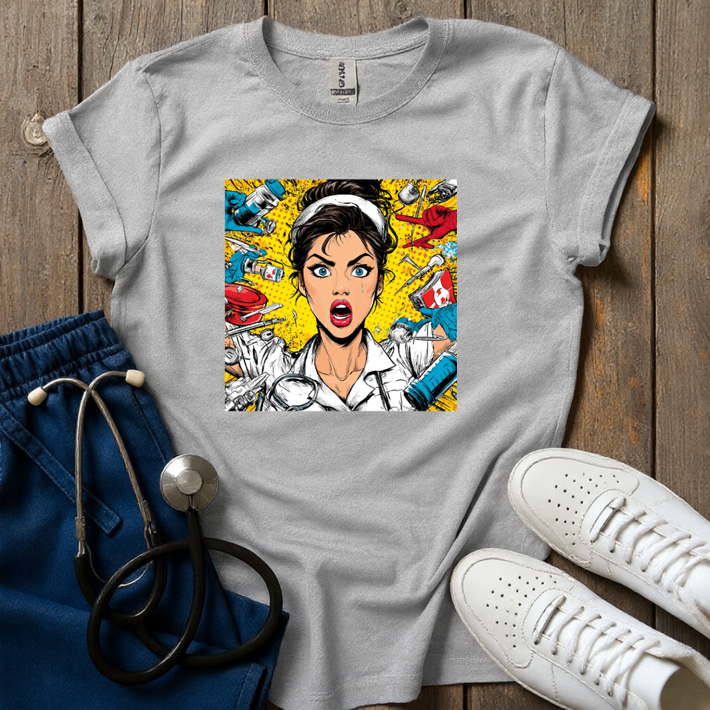 Nurse Pop Art T-Shirt