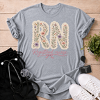 Floral Lace RN T-Shirt