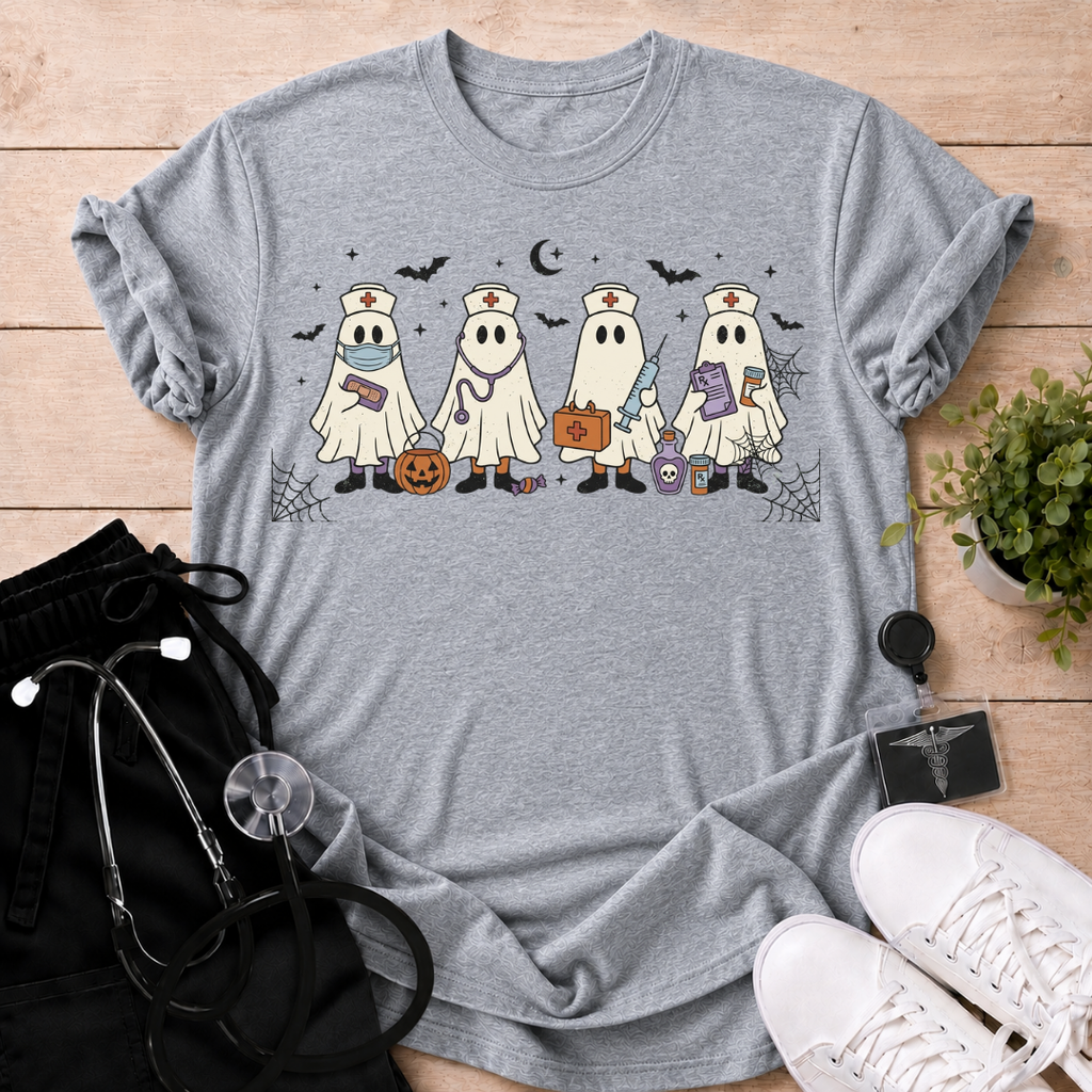 Ghost Nurses On Duty T-Shirt