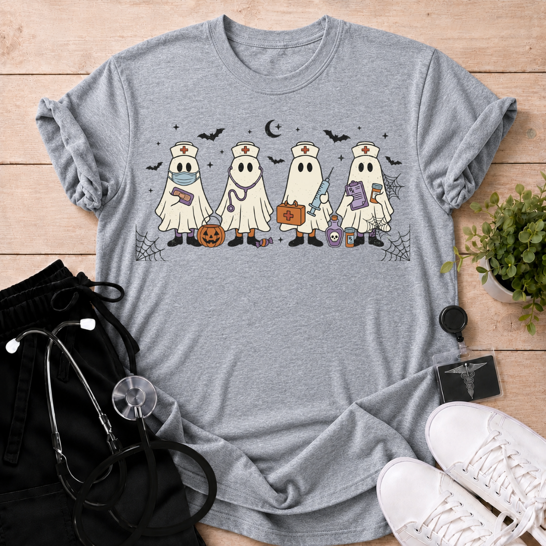 Ghost Nurses On Duty T-Shirt