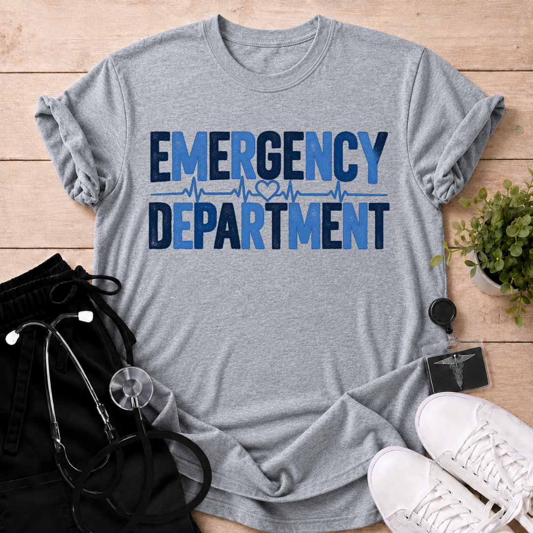 Emergency Department Heartbeat T-Shirt