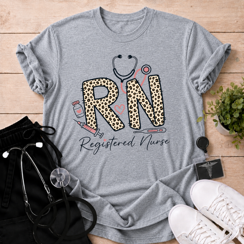 RN Stethoscope Design T-Shirt