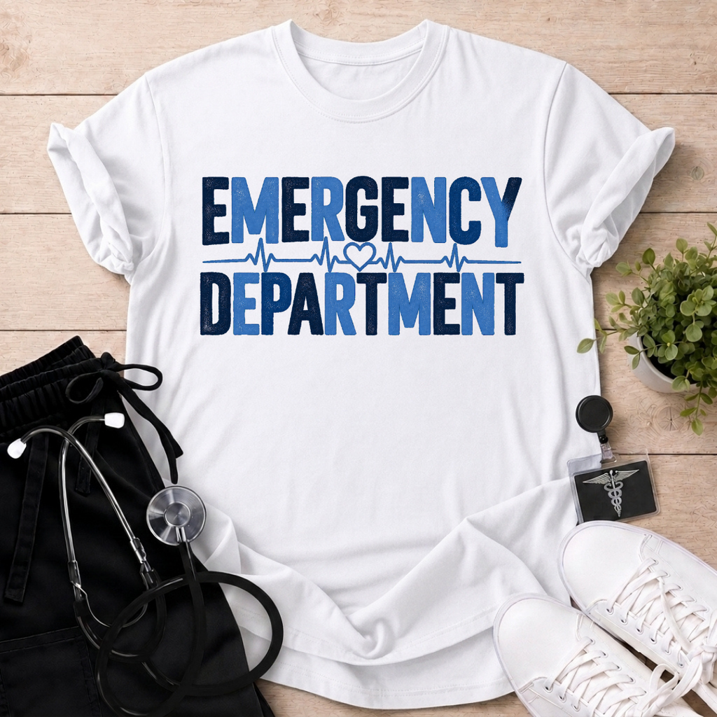 Emergency Department Heartbeat T-Shirt
