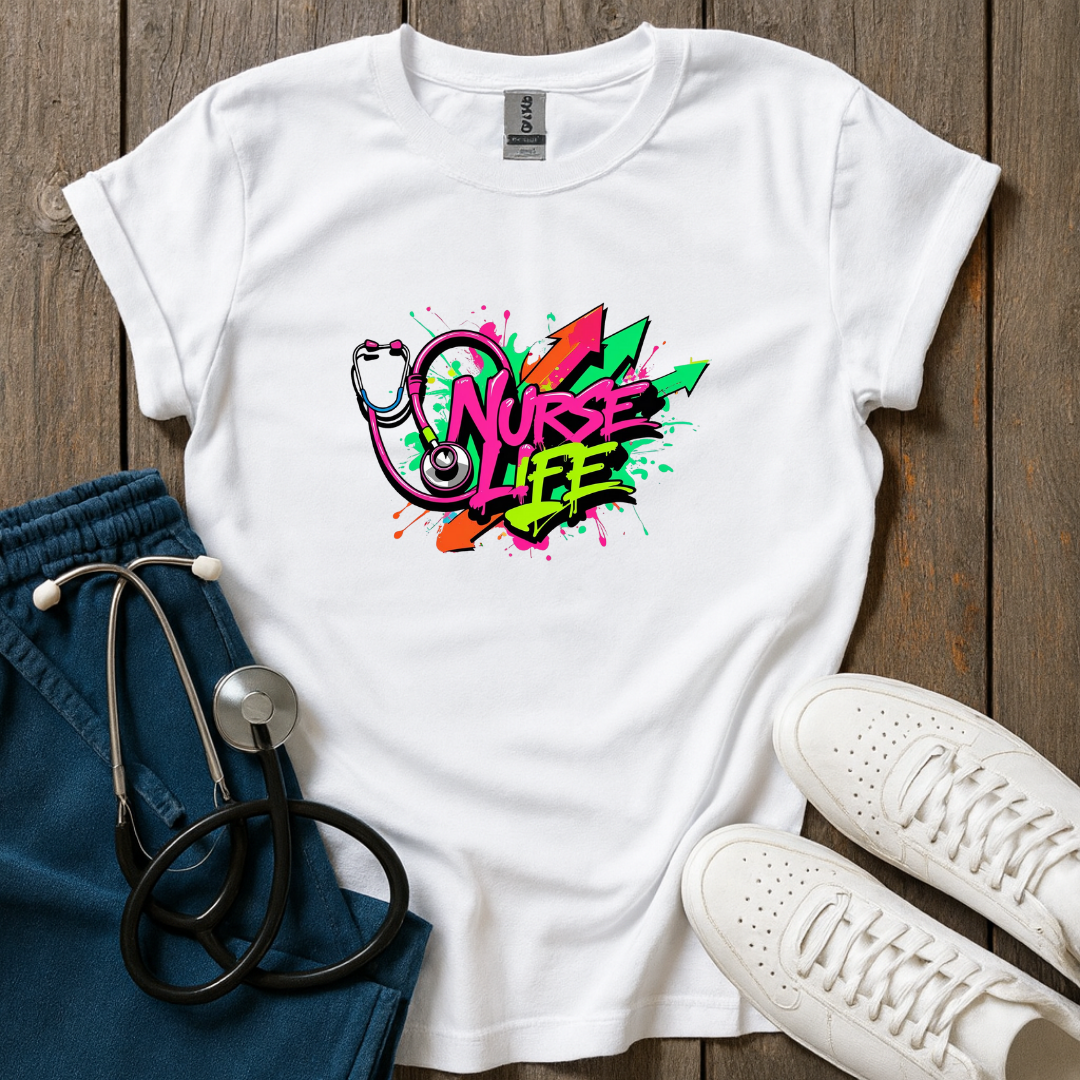 Nurse Graffiti T-Shirt