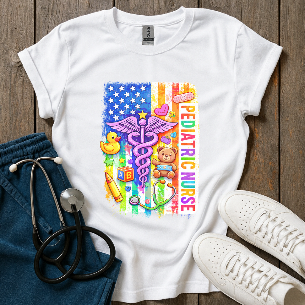 American Pediatric Nurse T-Shirt