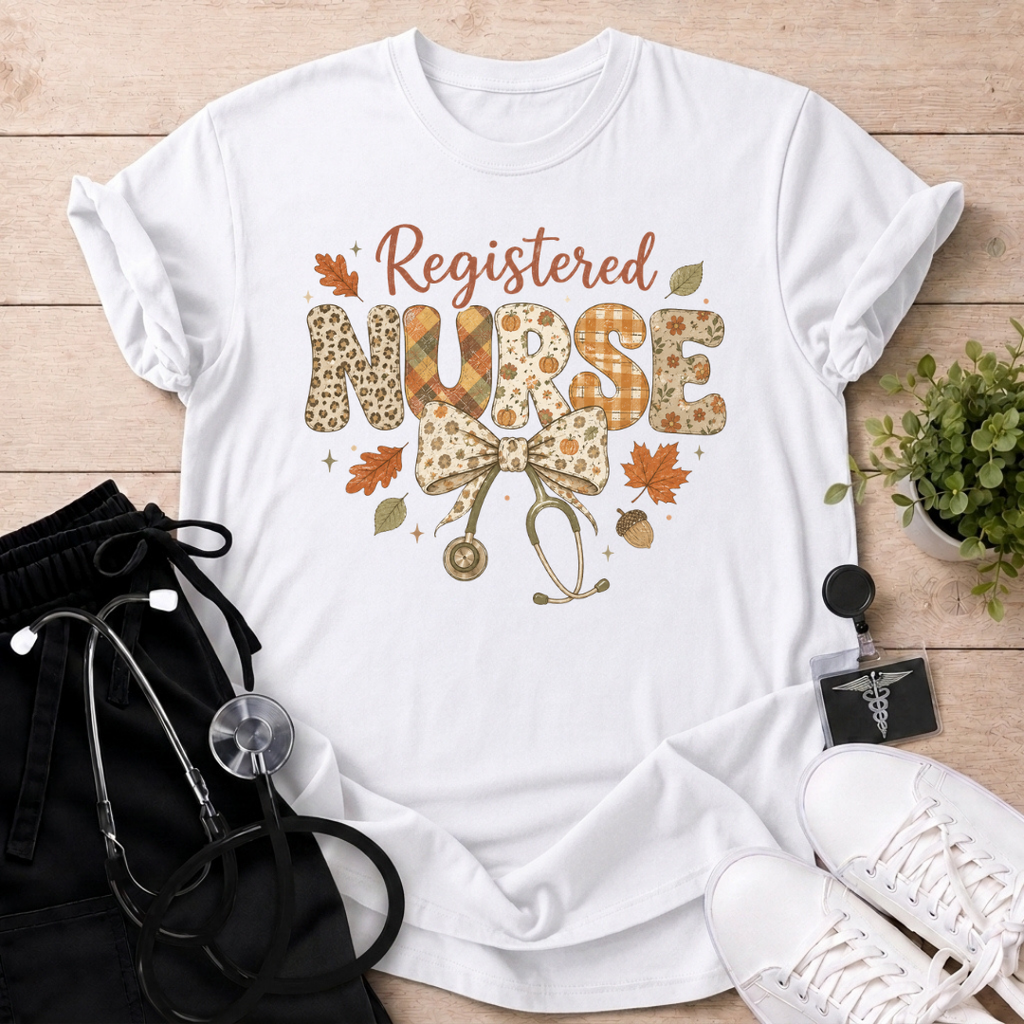 Fall Floral RN T-Shirt