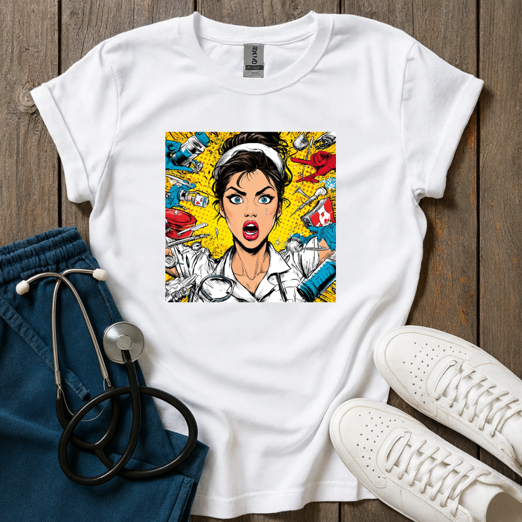 Nurse Pop Art T-Shirt