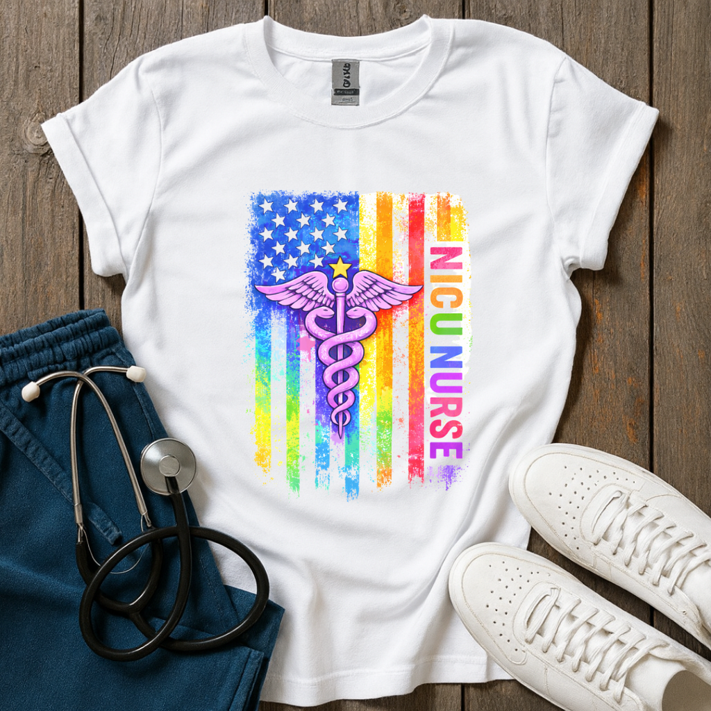 American NICU Nurse T-Shirt