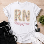 Floral Lace RN T-Shirt