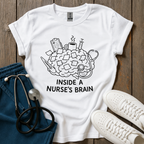 Inside Nurse Brain T-Shirt