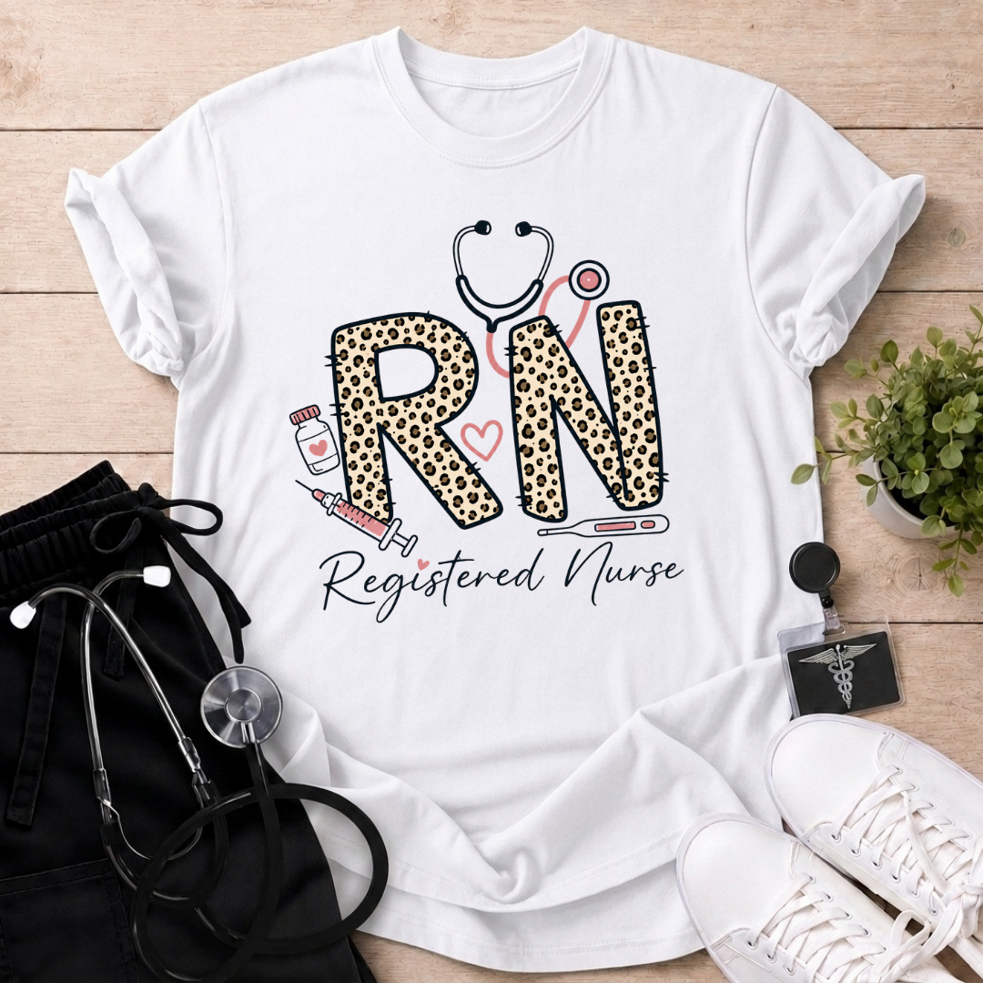 RN Stethoscope Design T-Shirt